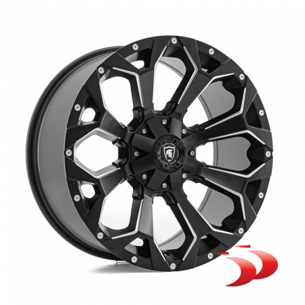 Spartan 5X139,7 R20 9,0 ET20 SW1 Satin Black & Chamfered